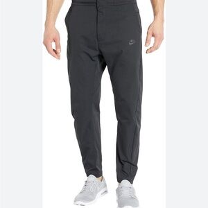 Nike Sportswear Woven Pants Men's Black Tapered Legs, Size Small